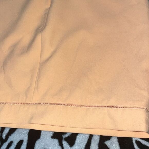 Elizabeth & James - Light Orange Sleeveless Racerback Sheath Mini Dress Sz 10 - Picture 9 of 10